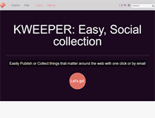 Tablet Screenshot of kweeper.com